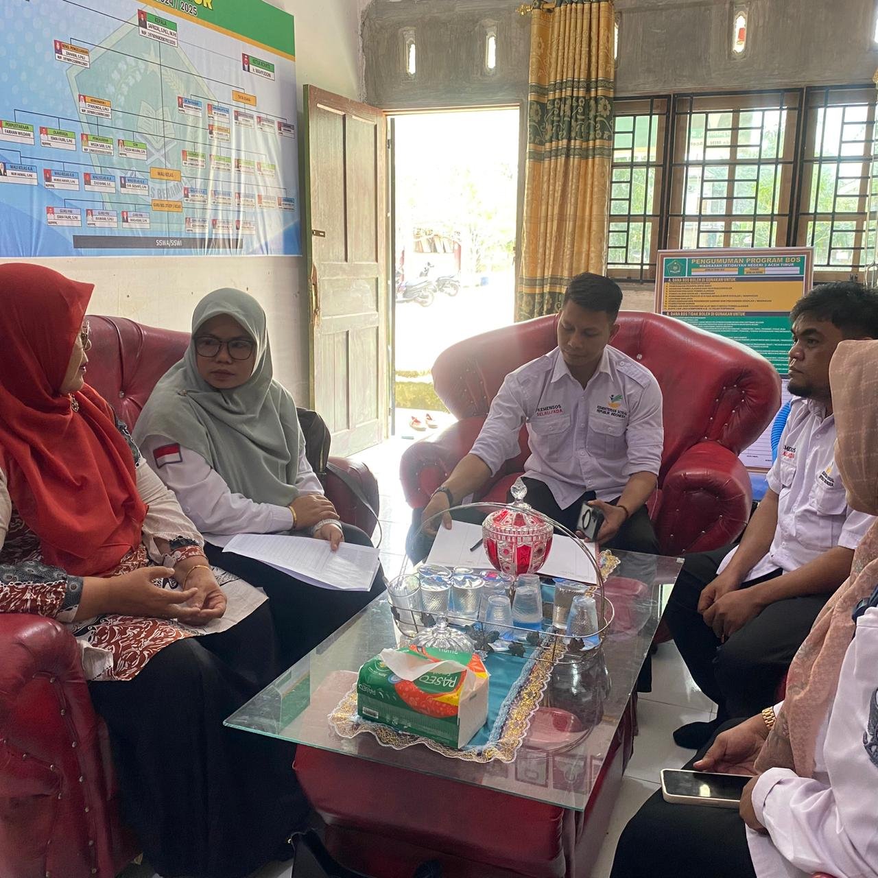 Kepala MIN 3 Aceh Timur Sambut Kunjungan Tim Pendamping PKH Kecamatan Ranto Peureulak